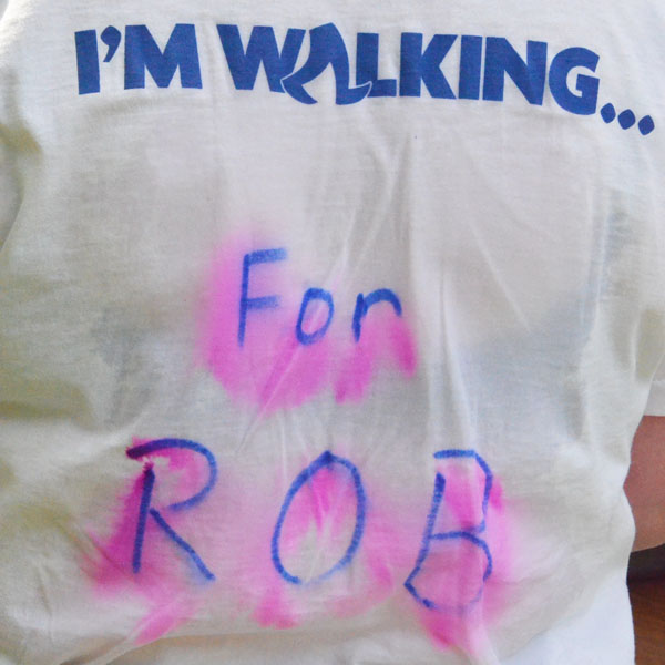walking for rob